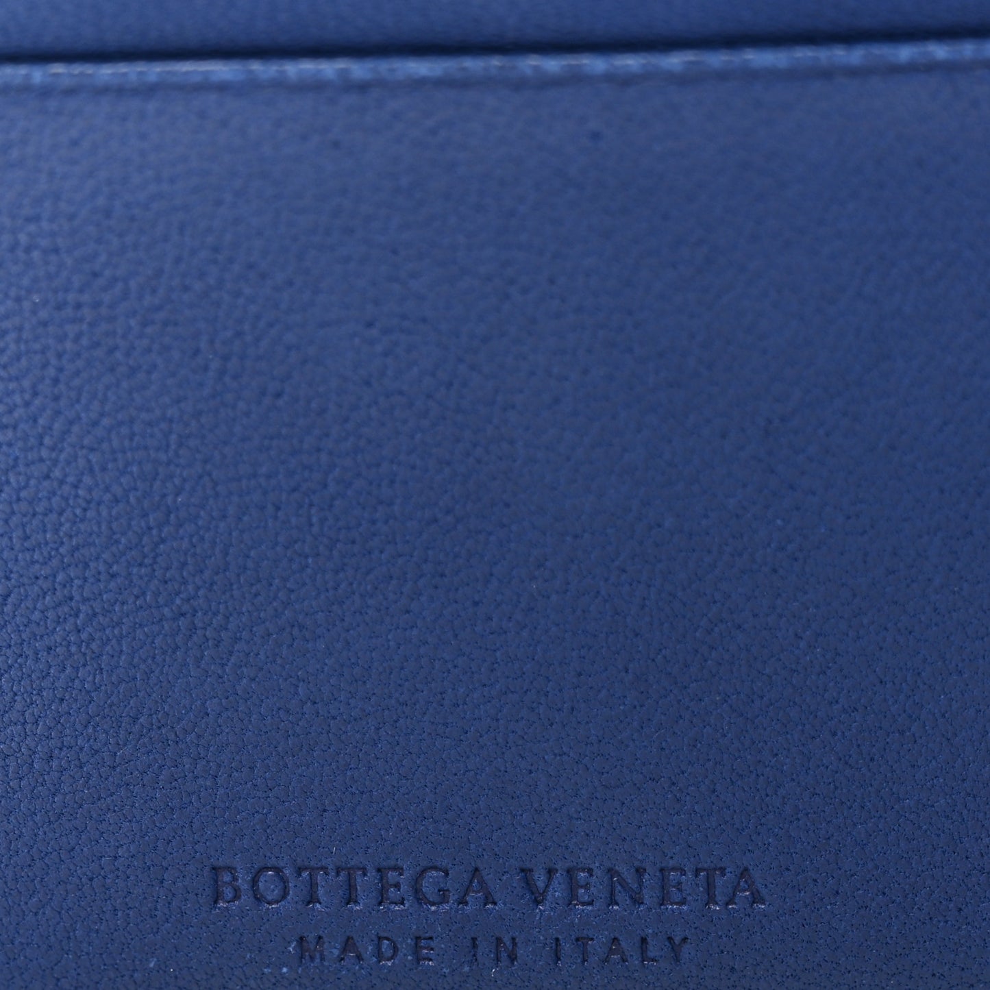 Nappa Intrecciato Continental Snap Wallet Cobalt