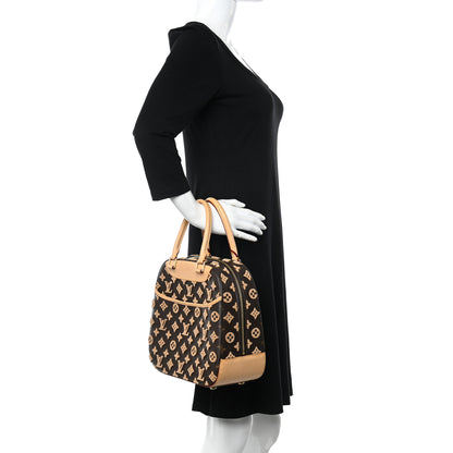 Louis Vuitton Monogram Tuffetage Deauville Cube Caramel 2 of 9