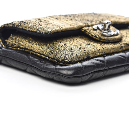 Chanel Lambskin Mineral Nights Wristlet Gold Black 8 of 11