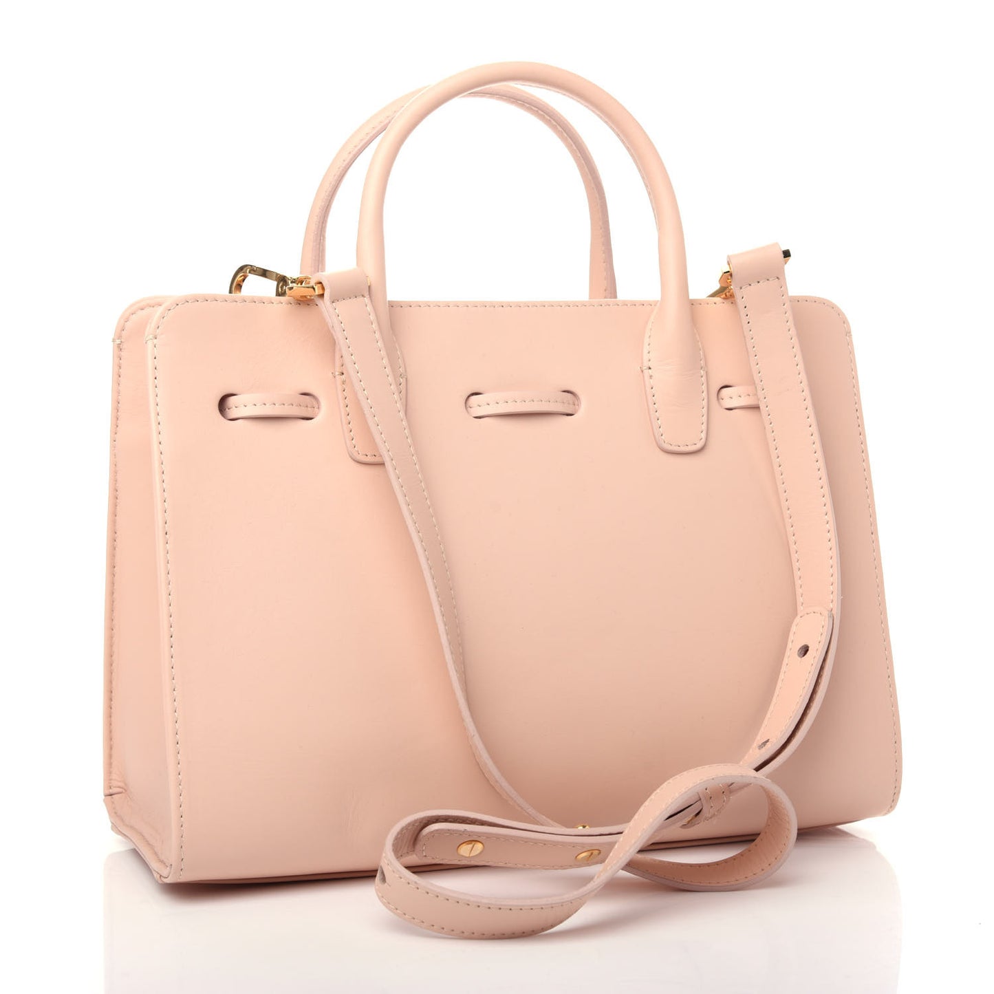 Calfskin Mini Sun Bag Rosa