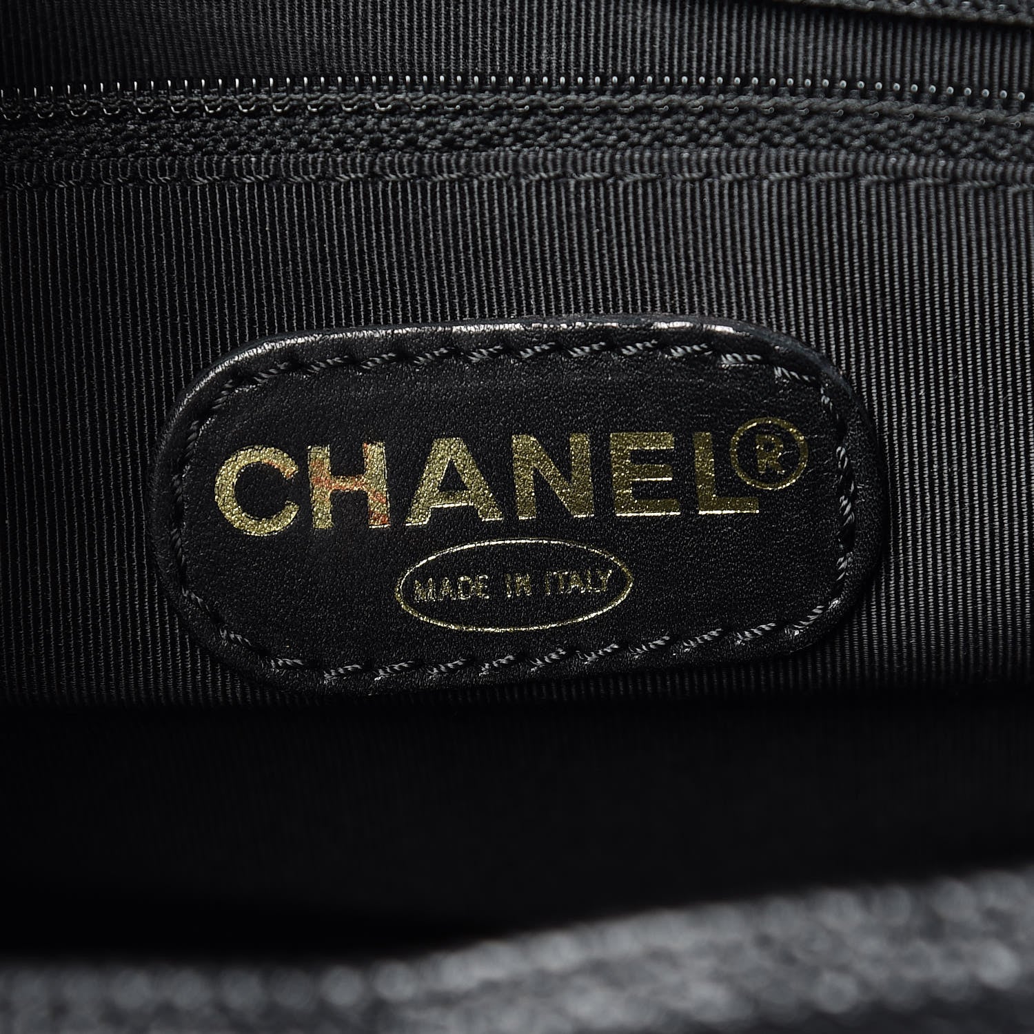 Chanel Caviar CC Shoulder Bag Black 6 of 11