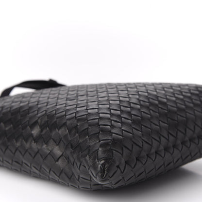 Bottega Veneta Nappa Intrecciato VN Crossbody Messenger Bag Black 12 of 17