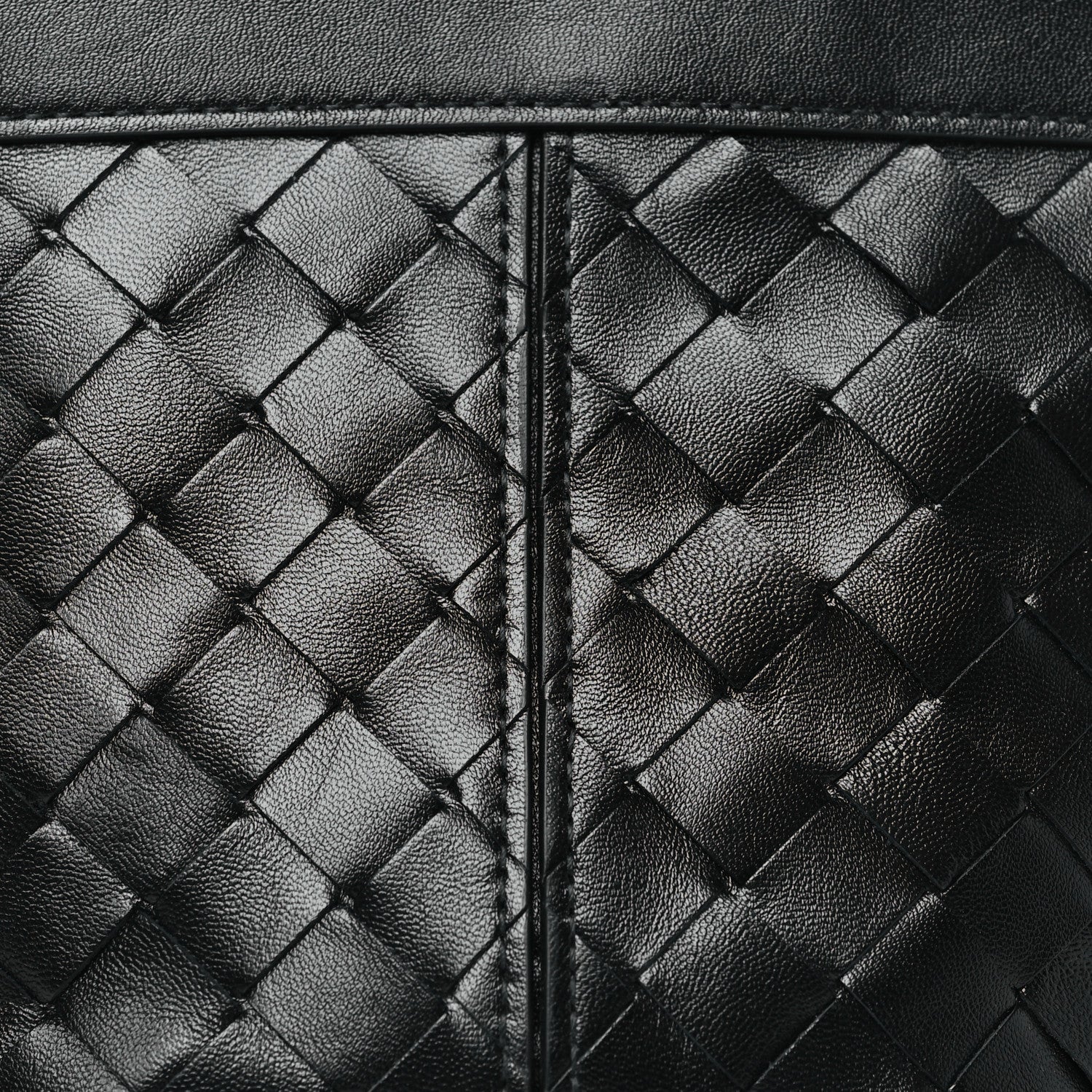 Bottega Veneta Nappa Intrecciato Small Flip Flap Pouch Black 8 of 10