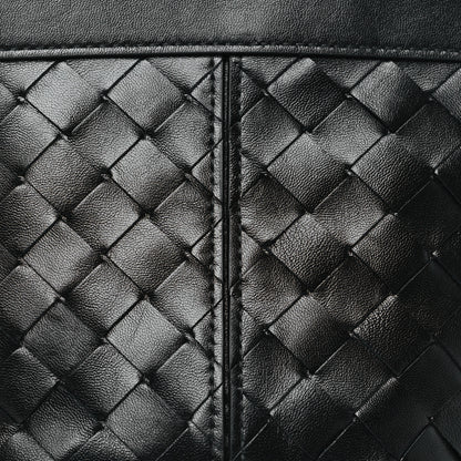 Bottega Veneta Nappa Intrecciato Small Flip Flap Pouch Black 8 of 10