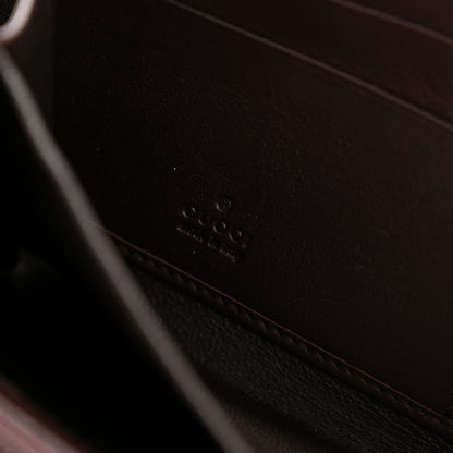 Gucci Guccissima GG Pierce Zip Around Wallet Dark Brown 6 of 11