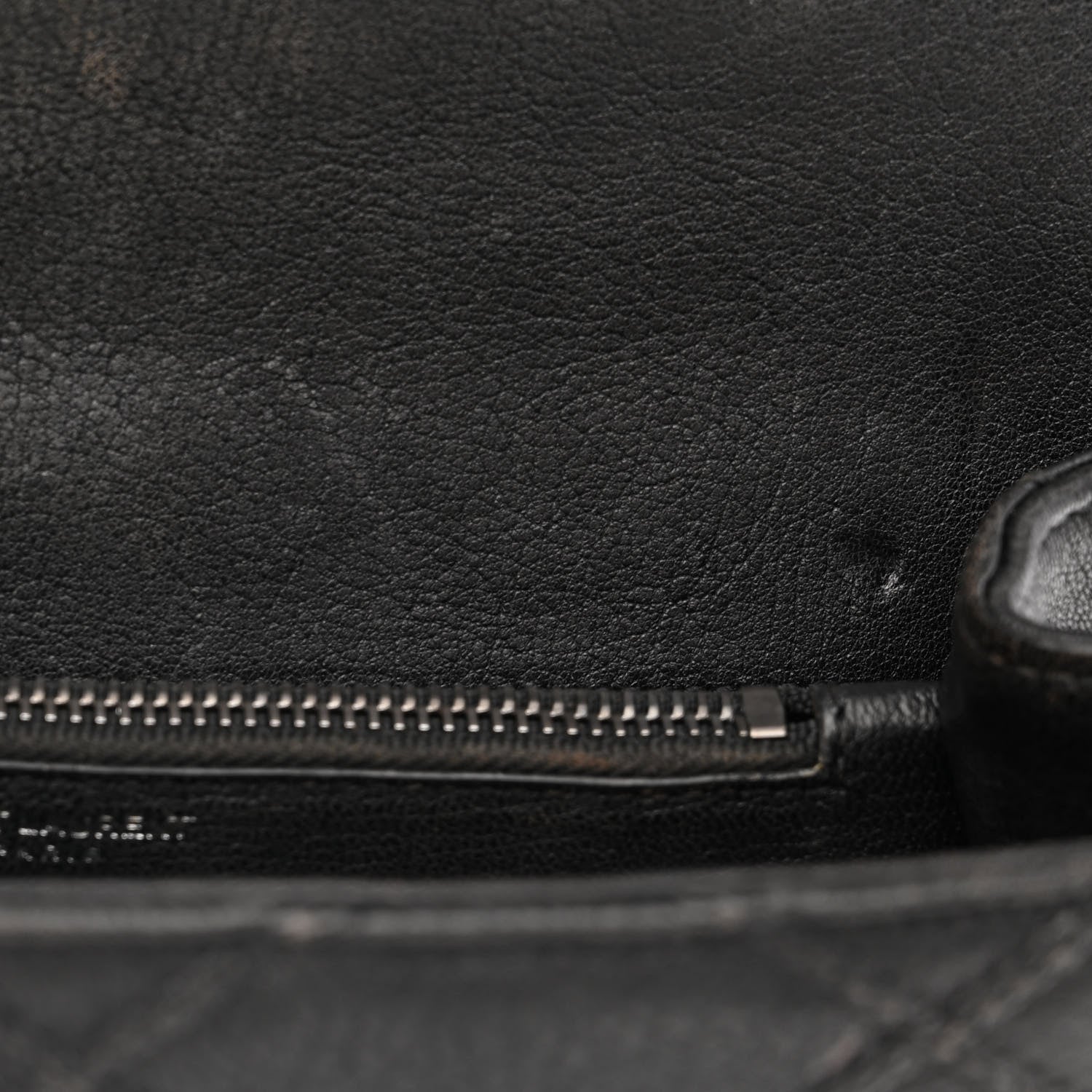 Saint Laurent Calfskin Matelasse Diamond Quilted Monogram Medium College Bag Black 12 of 12