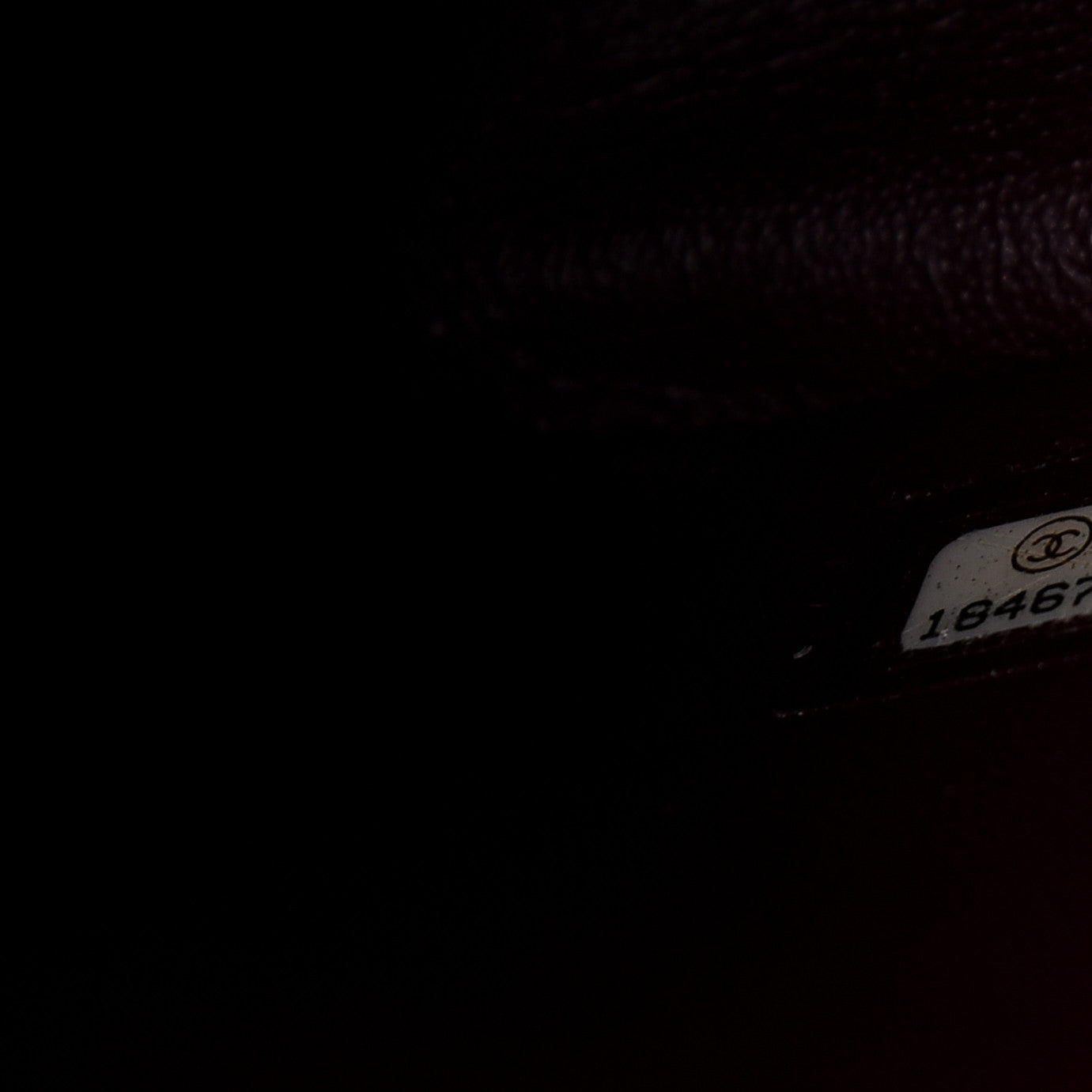 Lambskin Quilted Medium Diamond CC Flap Black