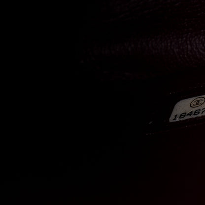 Chanel Lambskin Quilted Medium Diamond CC Flap Black 9 of 10