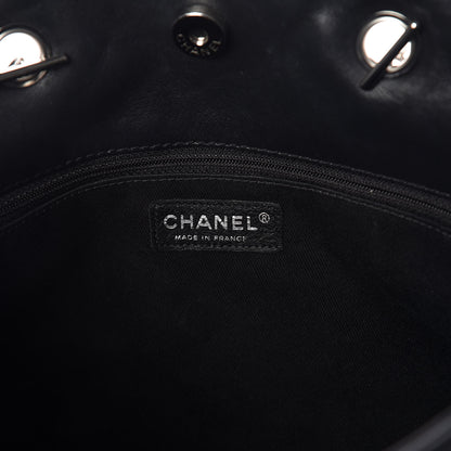 Chanel Calfskin Quilted In The Business North South Tote Black 6 of 14