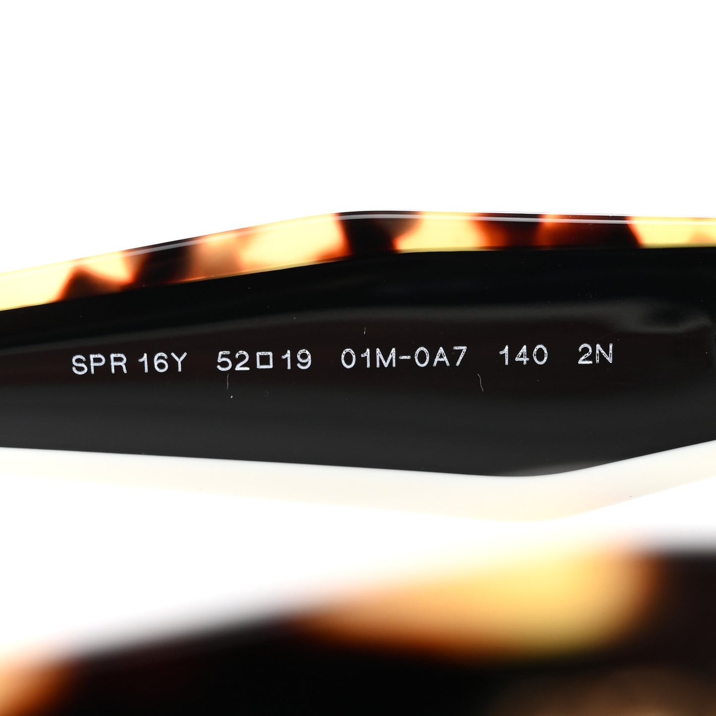 Acetate Square Sunglasses SPR 16Y Black Havana