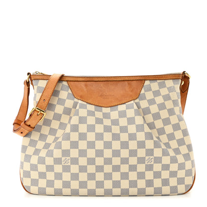 Louis Vuitton LOUIS VUITTON Damier Azur Siracusa MM 1 of 16