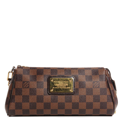 Louis Vuitton Damier Ebene Eva Clutch 1 of 7