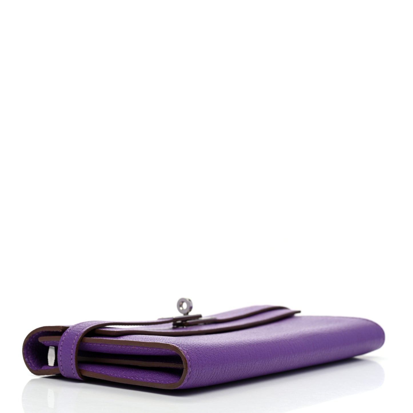 Chevre Mysore Kelly Longue Wallet Violet