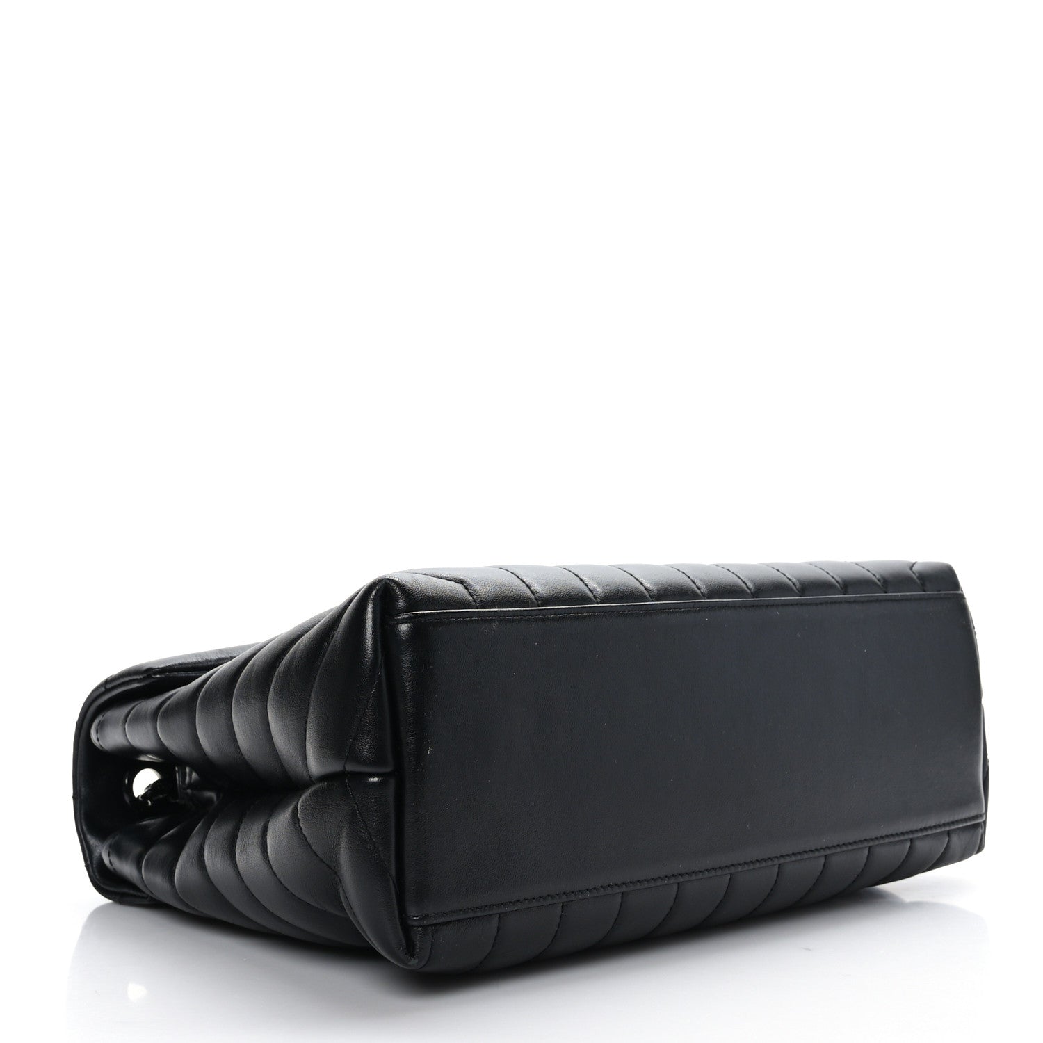 Saint Laurent Calfskin Y Quilted Monogram Medium Loulou Chain Satchel Black 3 of 7