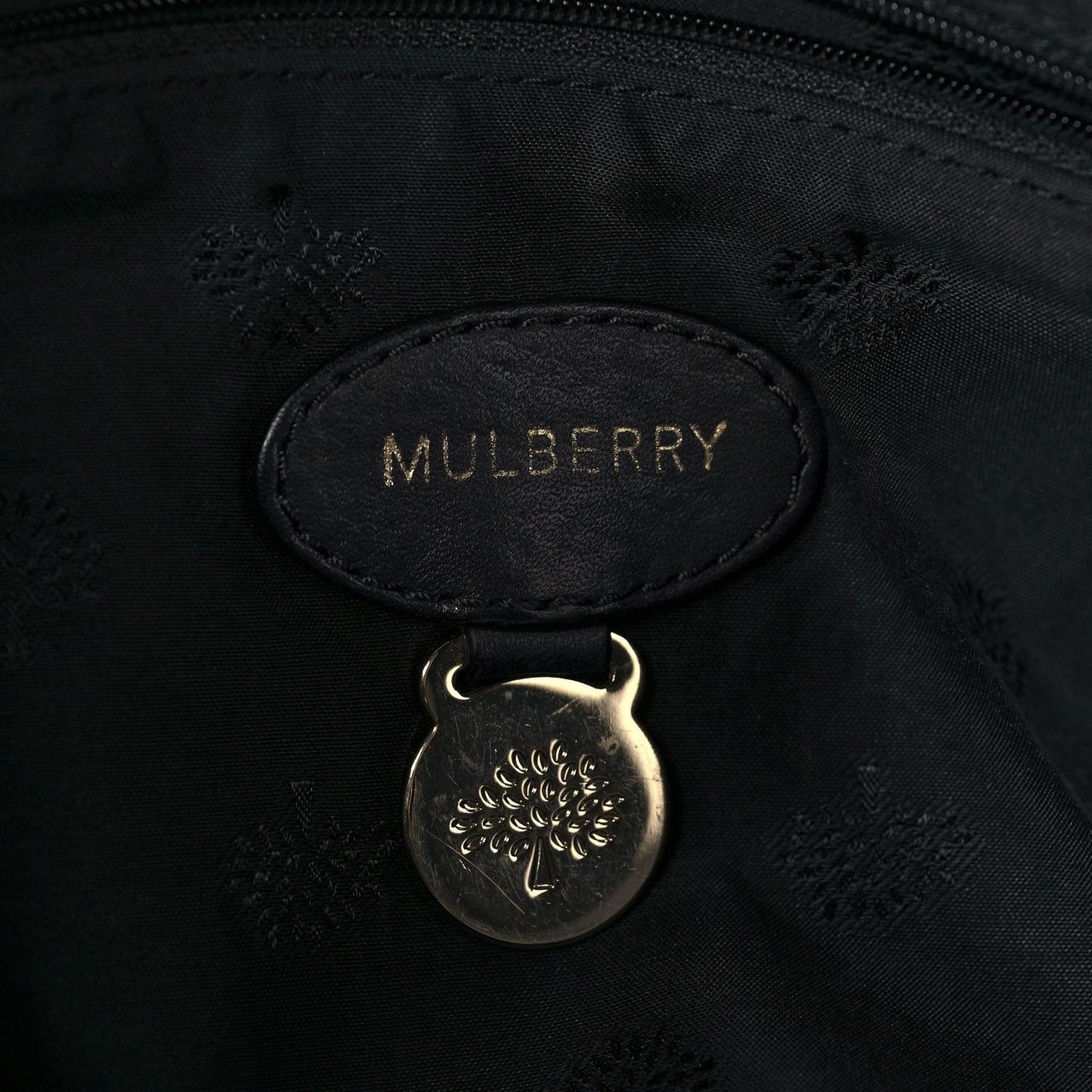 Soft Grain Calfskin Tillie Satchel Black