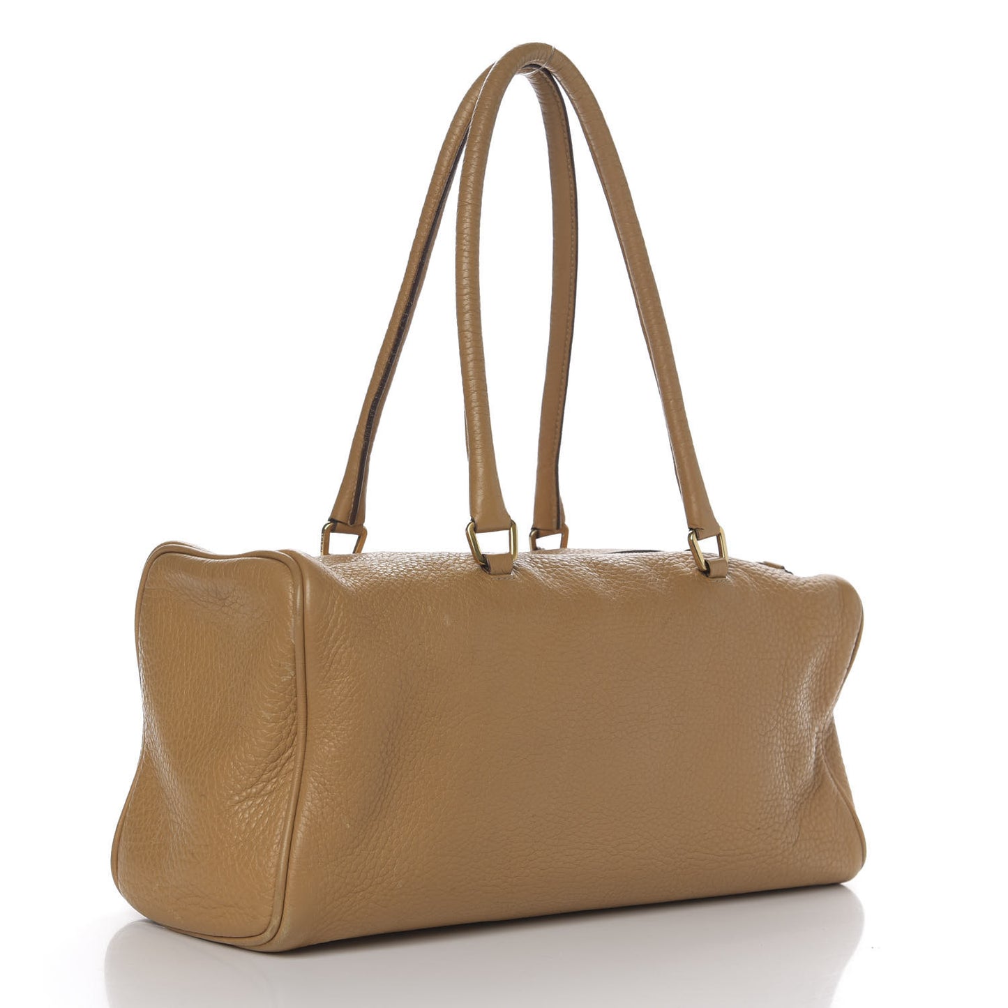 Vitello Daino Box Shoulder Bag Miele