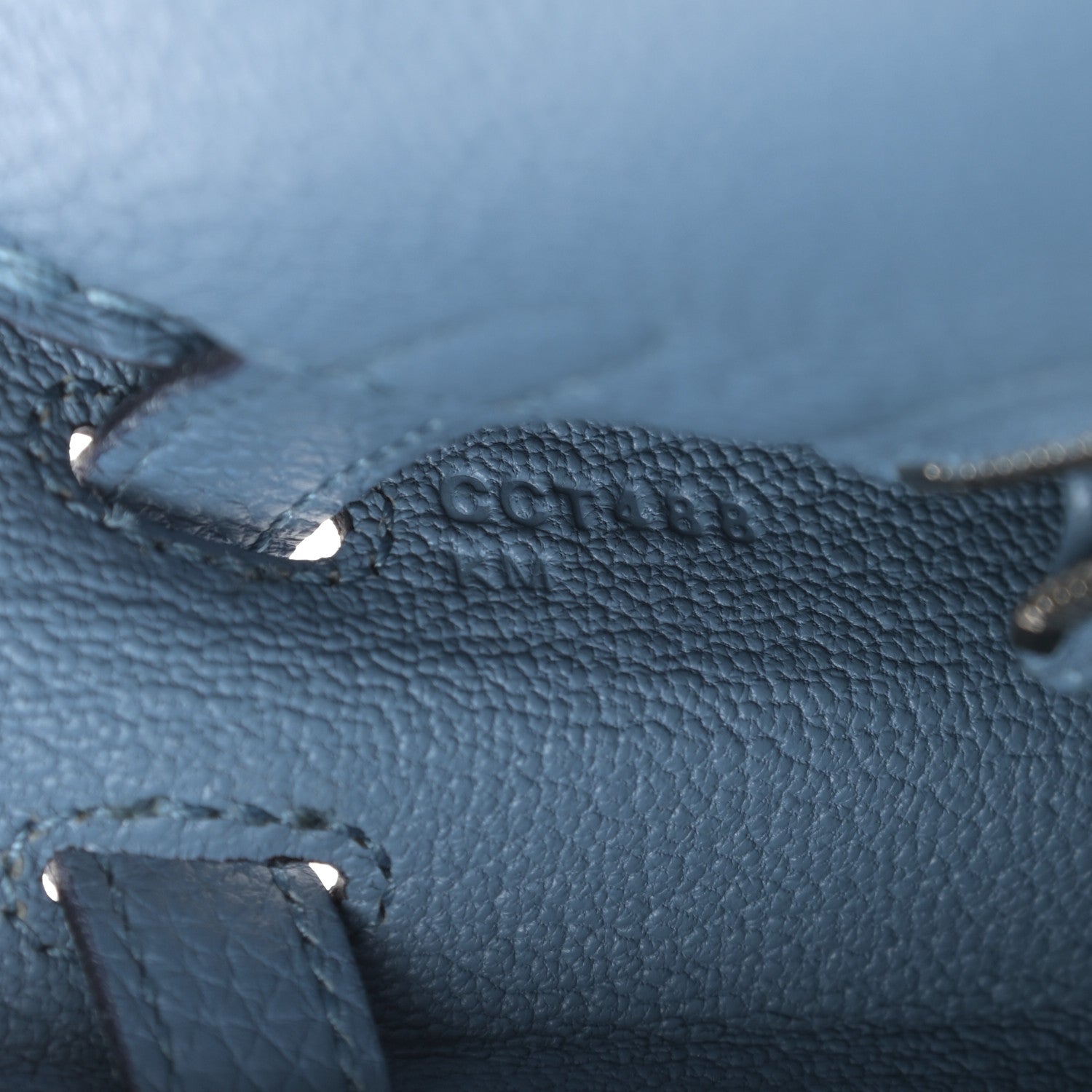 Hermes Togo Kelly Retourne 25 Azur 6 of 11