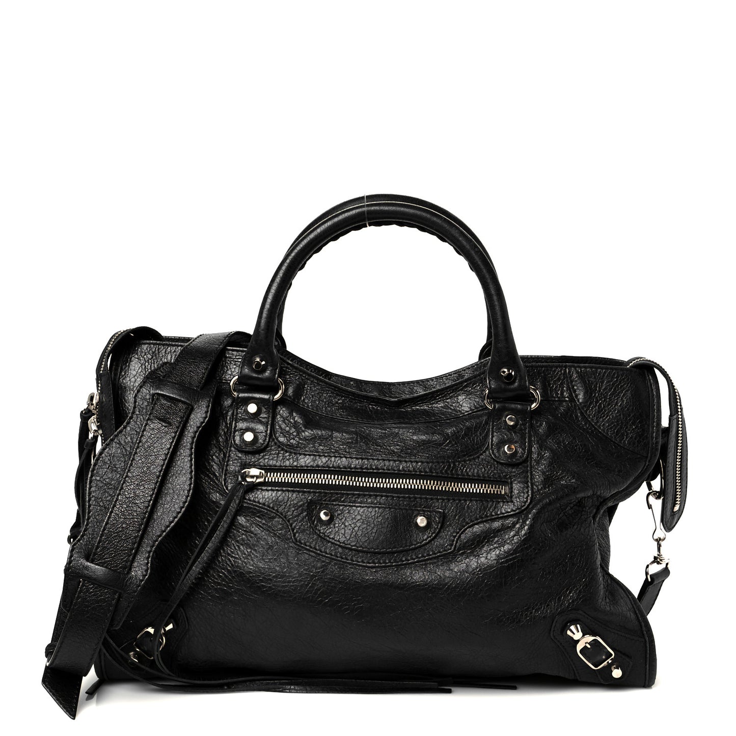 Agneau Arena Silver Hardware Medium Le City Black