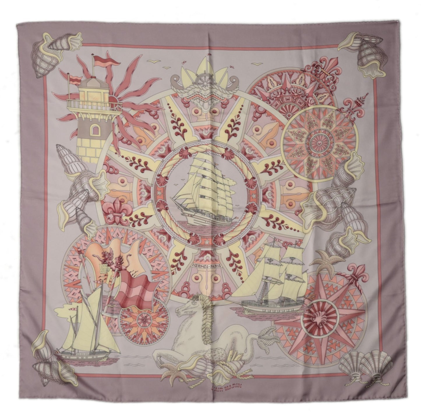Silk L'Air Marin Scarf 90