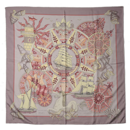 Hermes Silk L'Air Marin Scarf 90 2 of 7