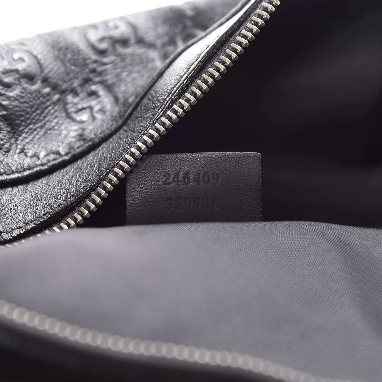 Gucci Guccissima Web Belt Bag Black 8 of 10