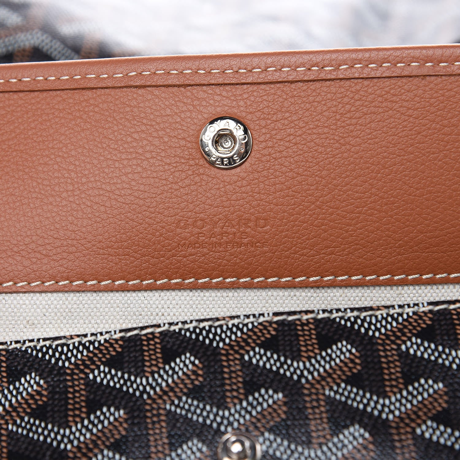 Goyard Goyardine Saint Louis PM Black Gold 6 of 11
