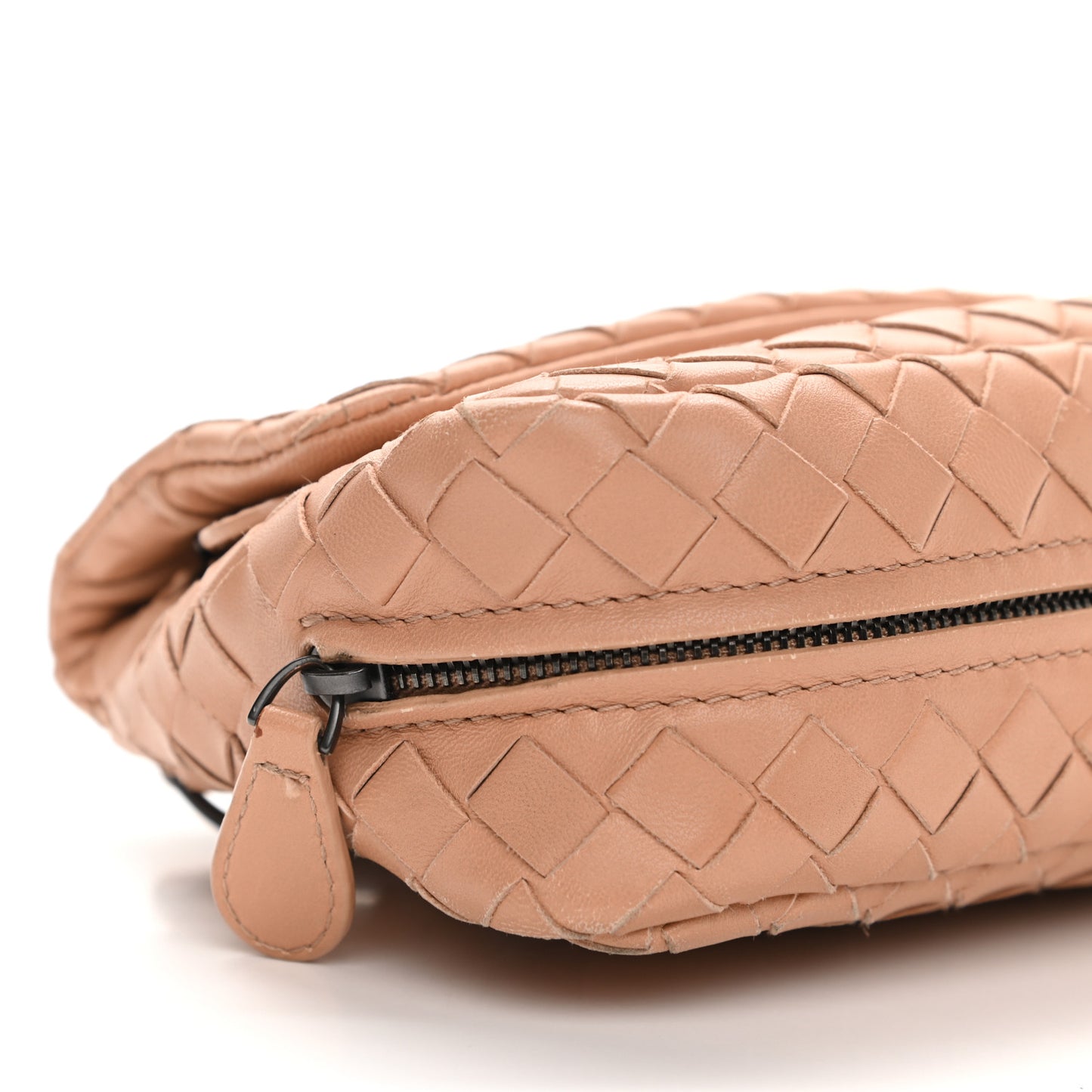 Nappa Intrecciato Mini Messenger Bag Mink