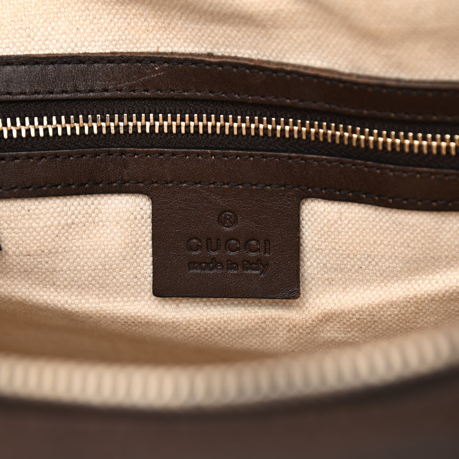 Gucci Monogram Vintage Web Medium Boston Dark Brown 6 of 14