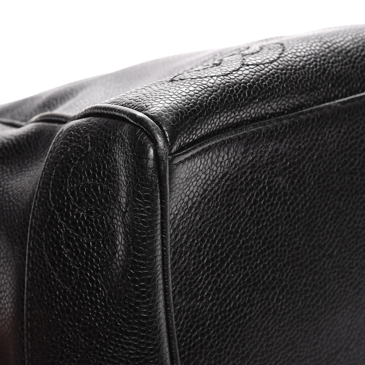 Chanel Caviar CC Drawstring Shoulder Bag Black 12 of 13