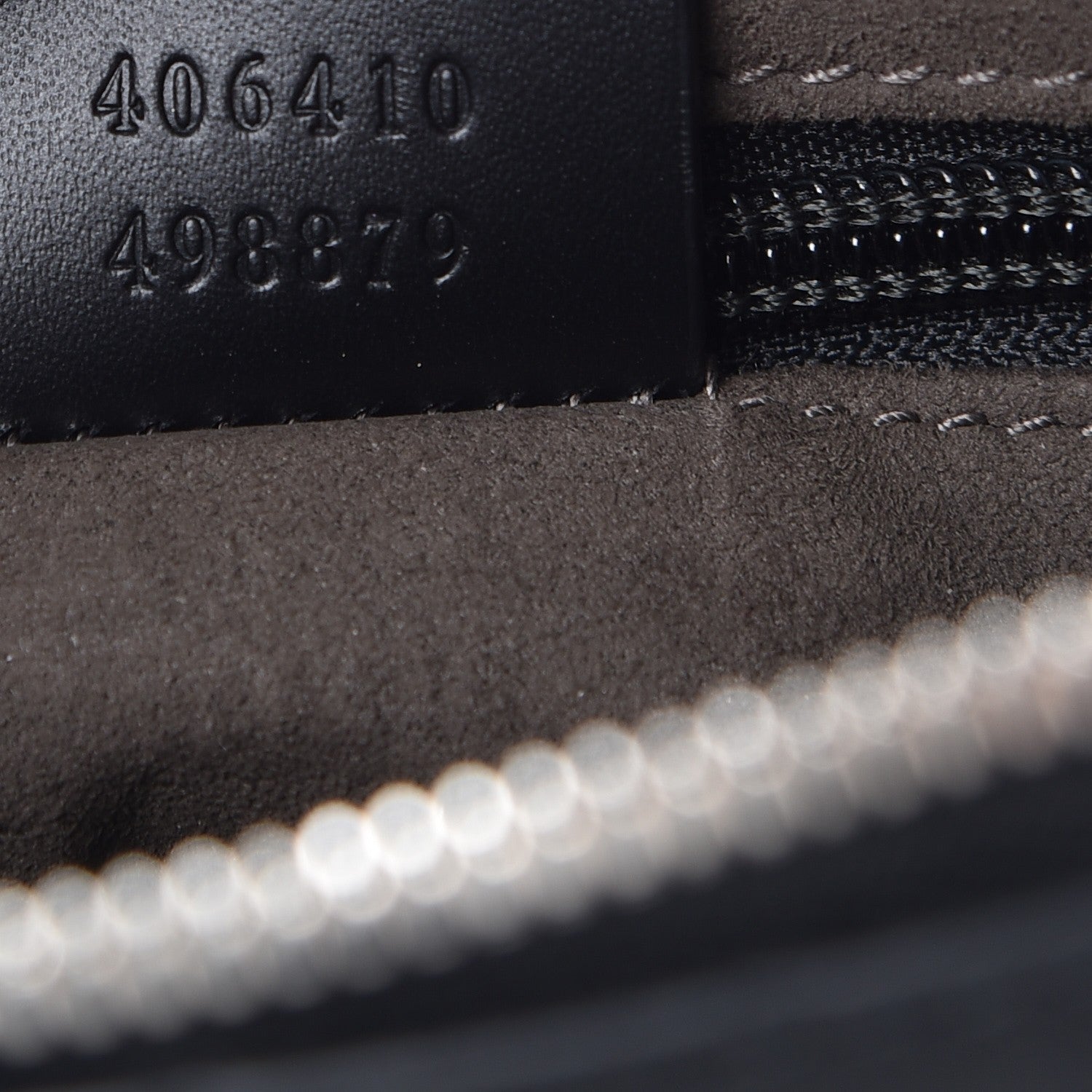 Gucci Guccissima Signature Small Messenger Bag Black 7 of 8