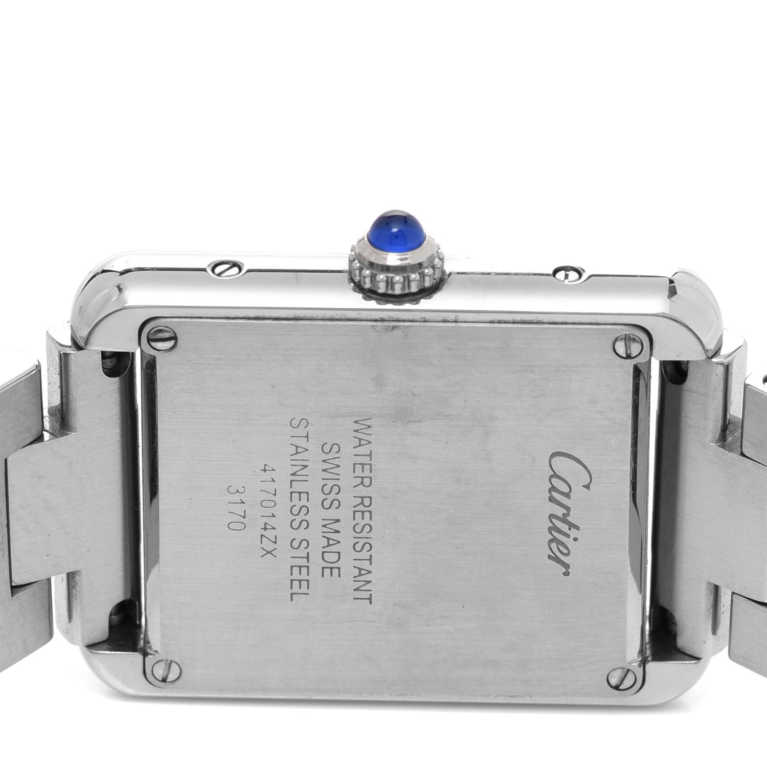 Cartier Stainless Steel 24mm Tank Solo Quartz Watch 4 of 4