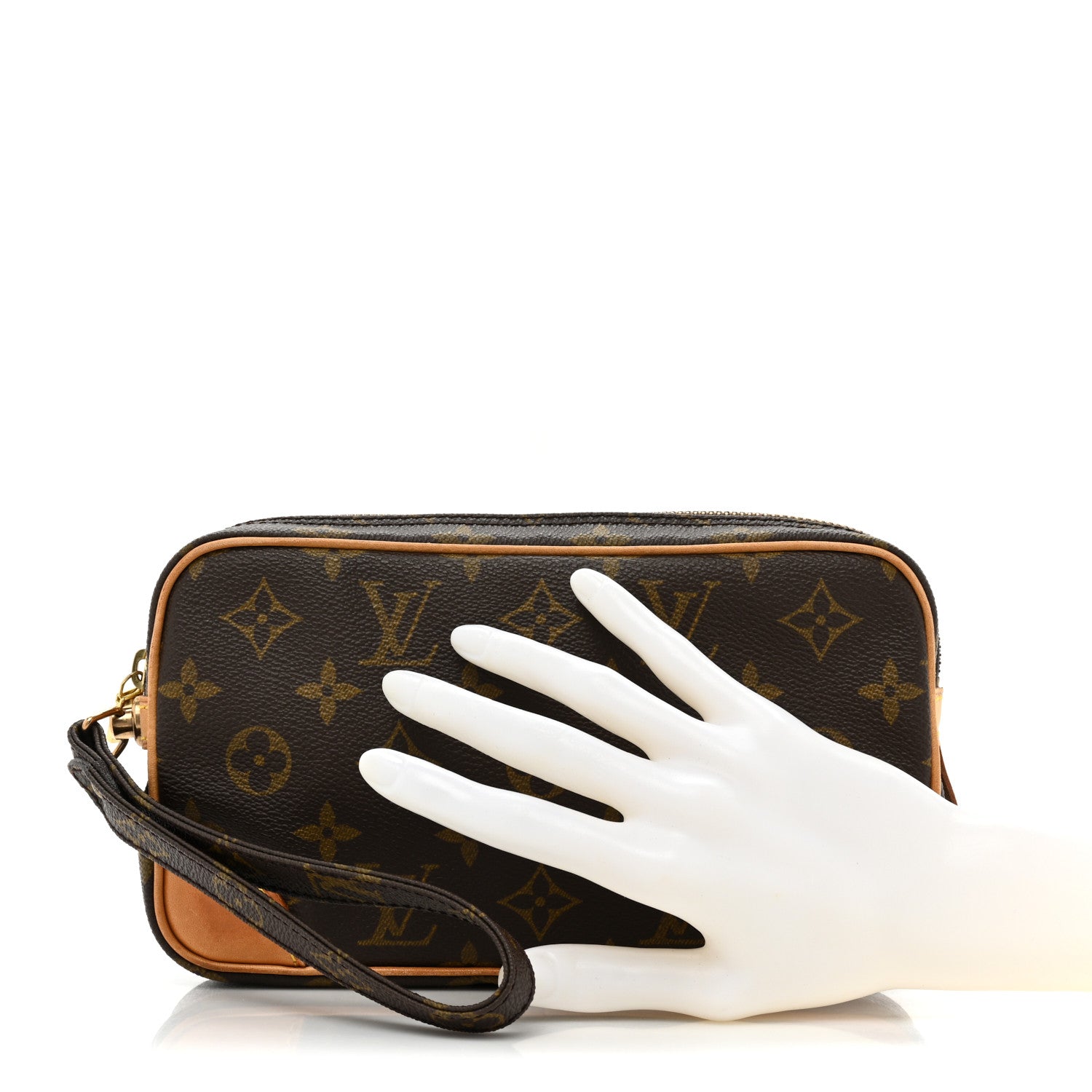 Louis Vuitton Monogram Pochette Marly Dragonne 22 2 of 16
