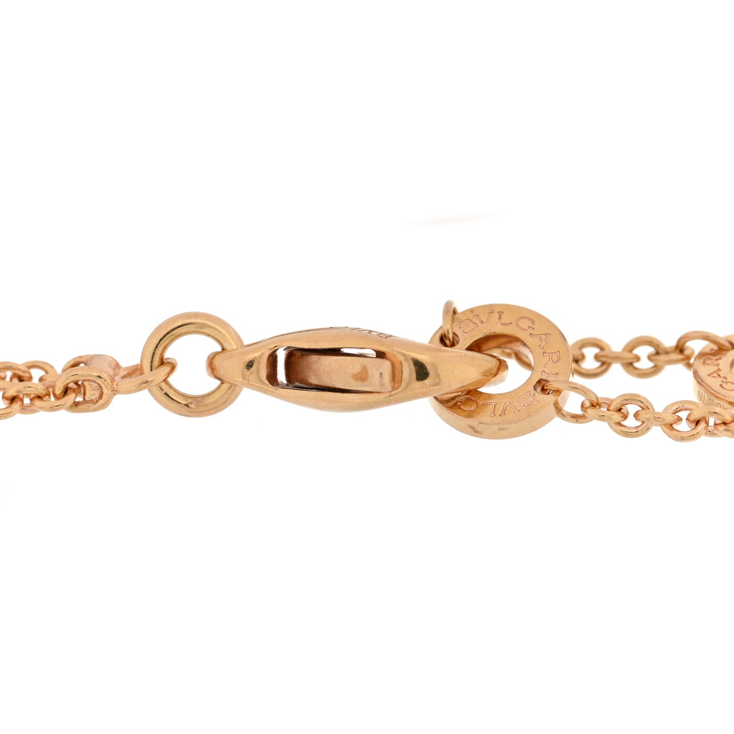 18K Rose Gold Diamond Mother of Pearl BVLGARI BVLGARI Bracelet ML