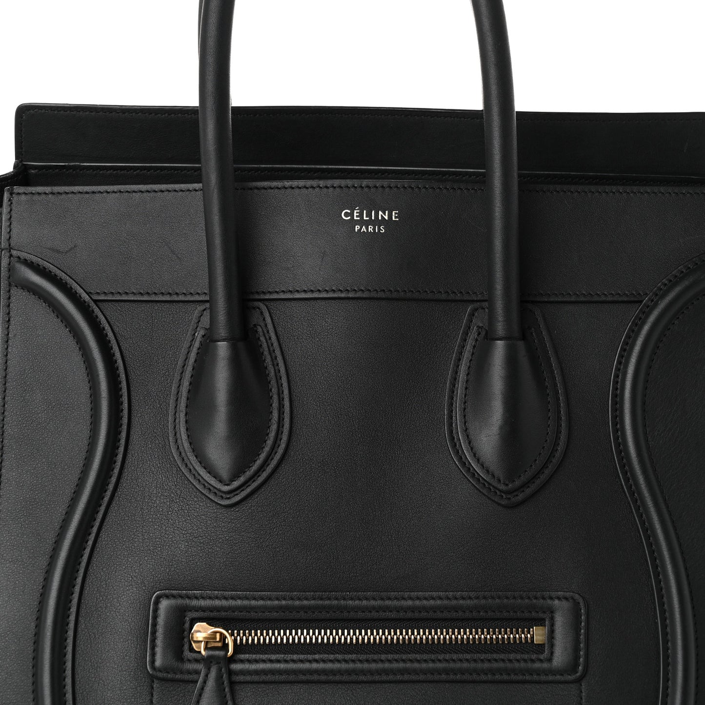 Smooth Calfskin Mini Luggage  Black
