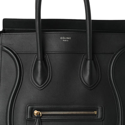 Celine Smooth Calfskin Mini Luggage  Black 7 of 11
