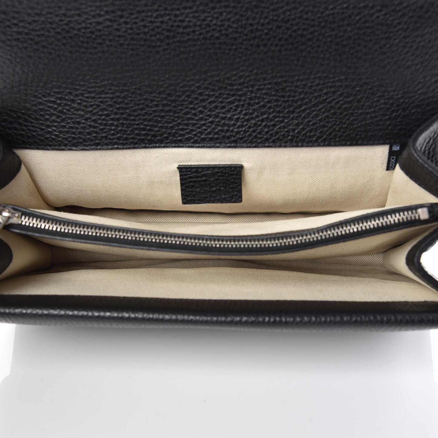 Pebbled Calfskin Small Dionysus Shoulder Bag Black
