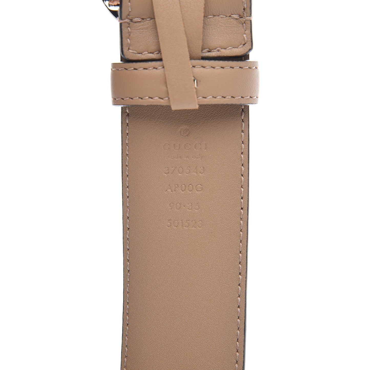 Calfskin Interlocking G 37mm Belt 90 36 Camelia
