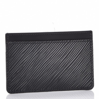 Louis Vuitton Epi Flower Remix Card Holder Black 3 of 7