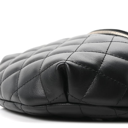 Chanel Lambskin Quilted Waist Belt Bag Black 10 of 10