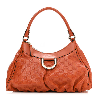 Gucci Guccissima Medium D Gold Hobo Orange 1 of 17