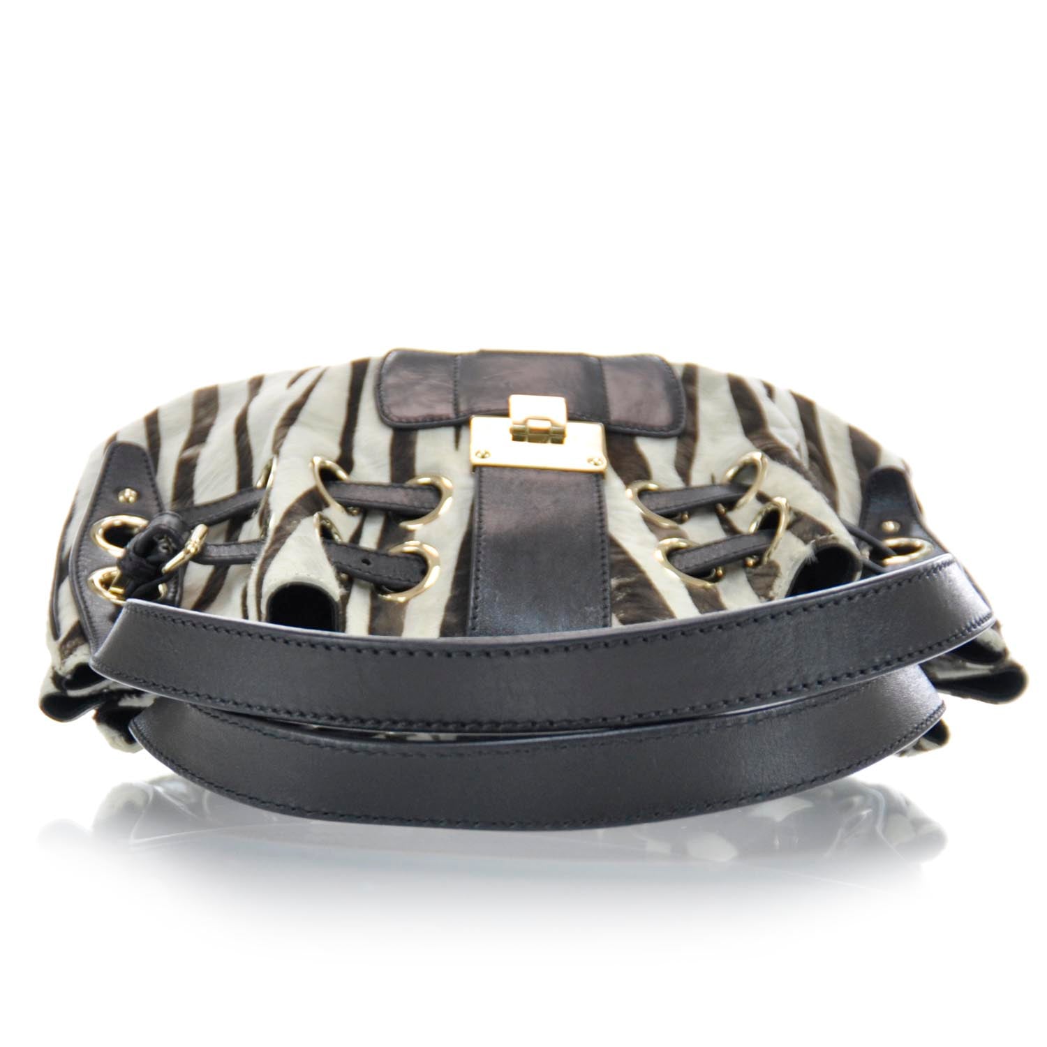 Jimmy Choo Pony Hair Zebra Print Ramona 4 of 9