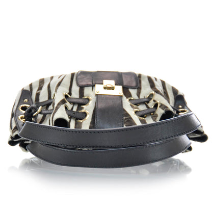 Jimmy Choo Pony Hair Zebra Print Ramona 4 of 9
