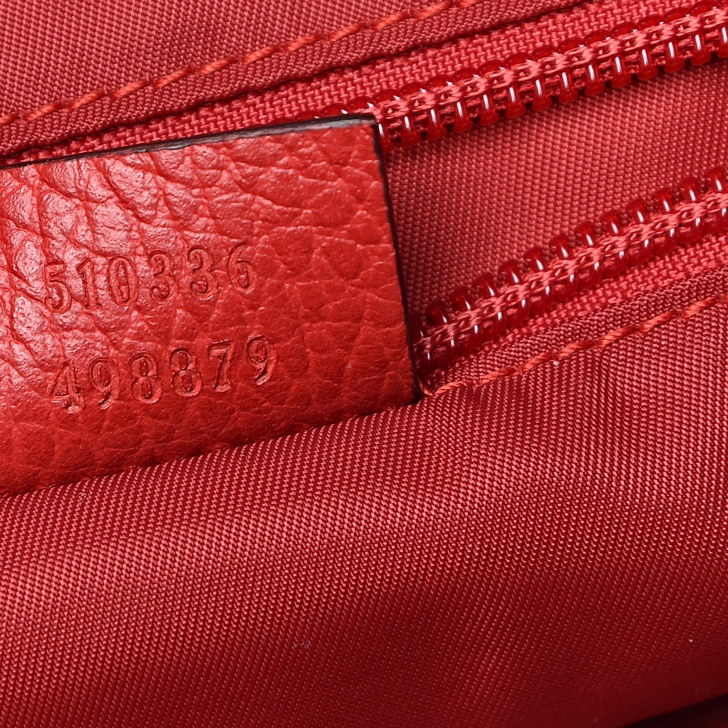 Nylon Monogram Dollar Calfskin Medium Light Double Buckle Backpack Vibrant Red