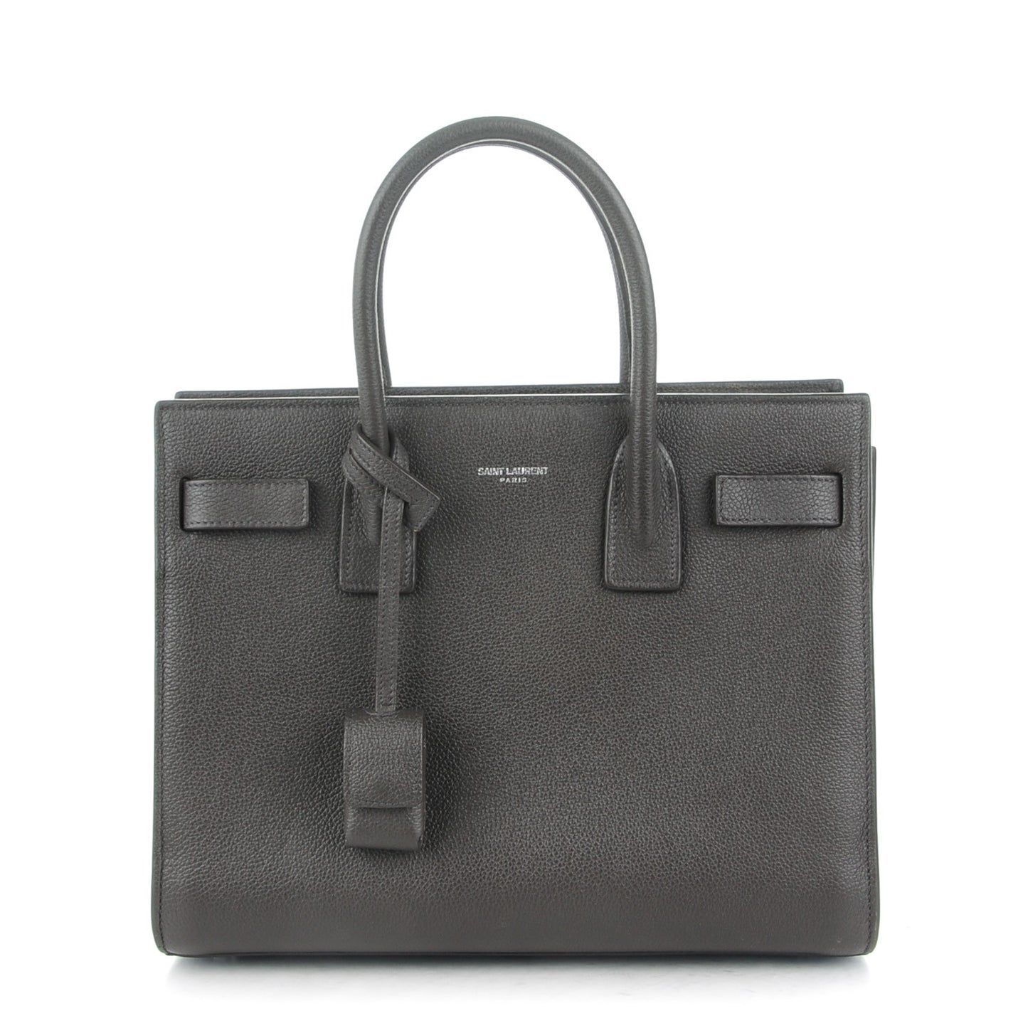 Grained Calfskin Baby Sac De Jour Anthracite