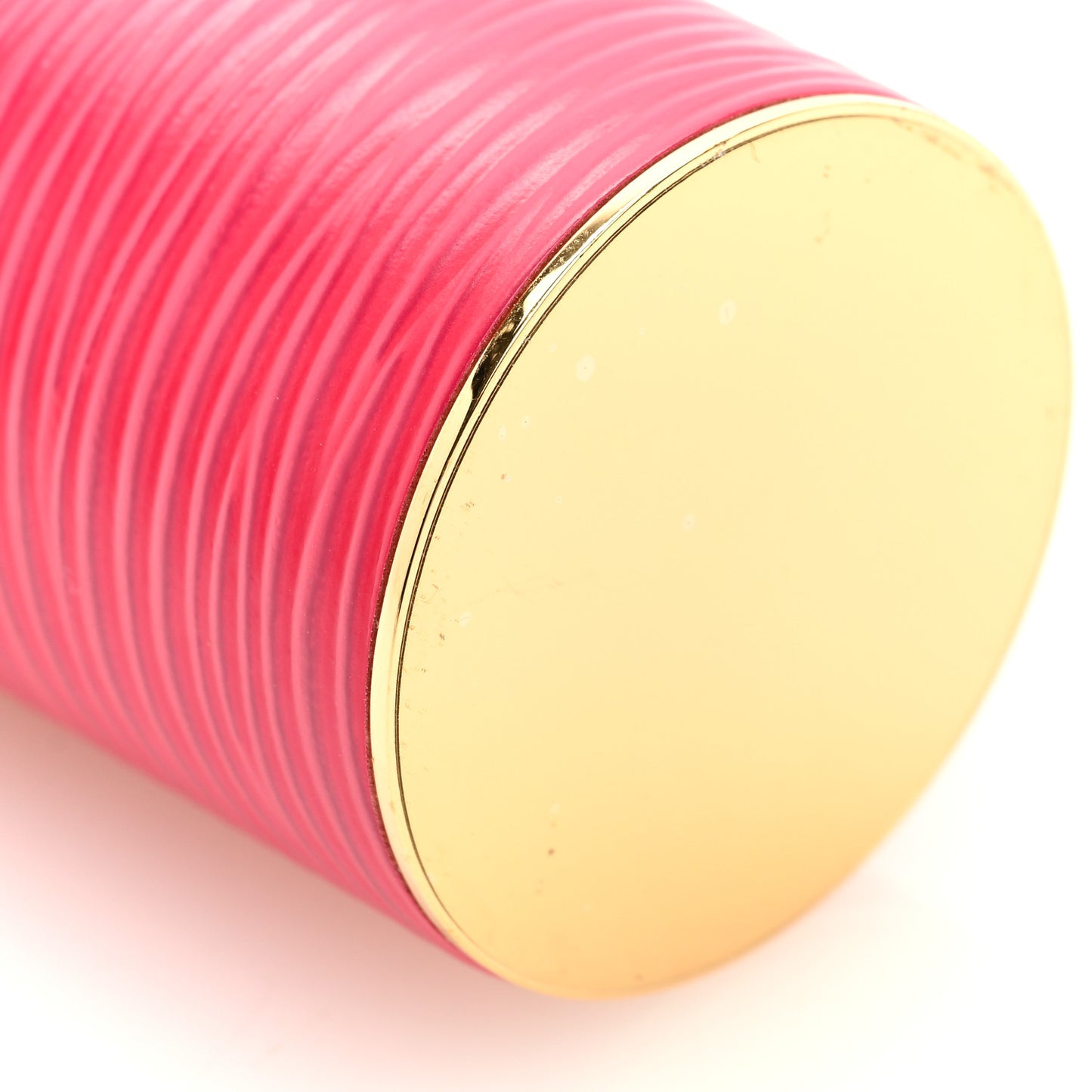 Epi Chain Lipstick Case Fuchsia