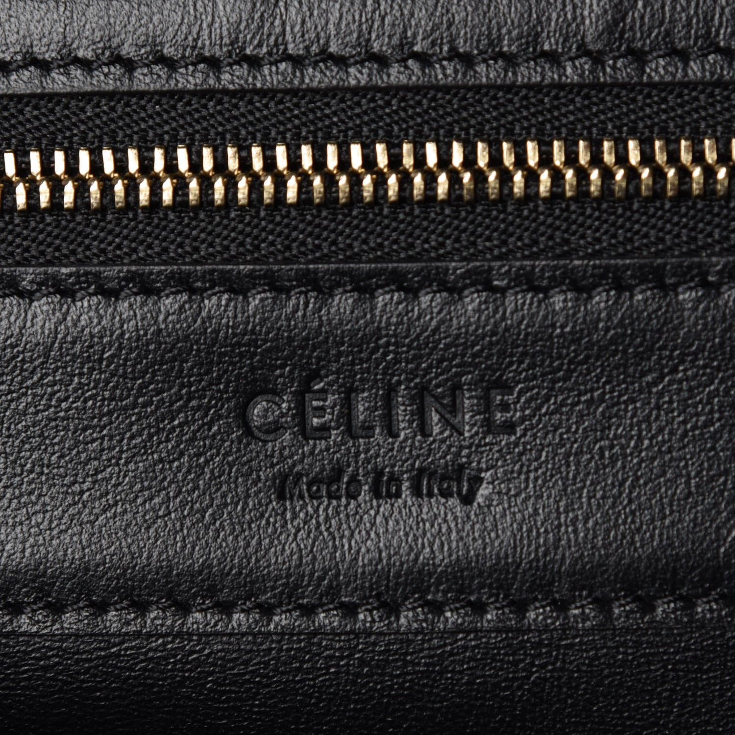 Celine Smooth Lambskin Vertical Cabas Black 8 of 8