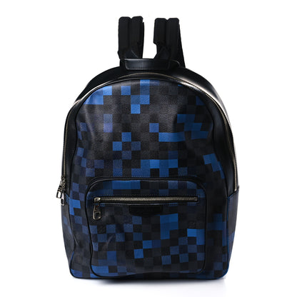 Louis Vuitton Damier Graphite Pixel Josh Backpack Blue 1 of 9