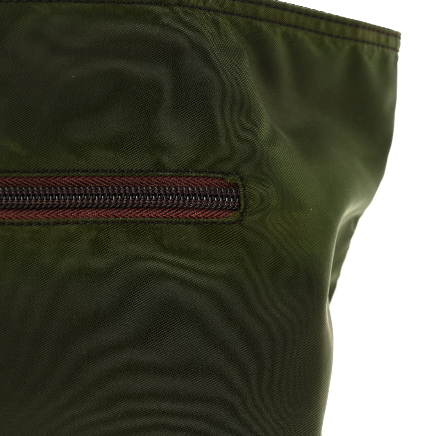 Prada Nylon Zip Tote Bag Mimetico 12 of 14