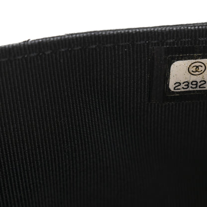 Chanel Aged Calfskin Quilted Lucky Charms 2.55 Reissue Wallet On Chain WOC Black 8 of 11