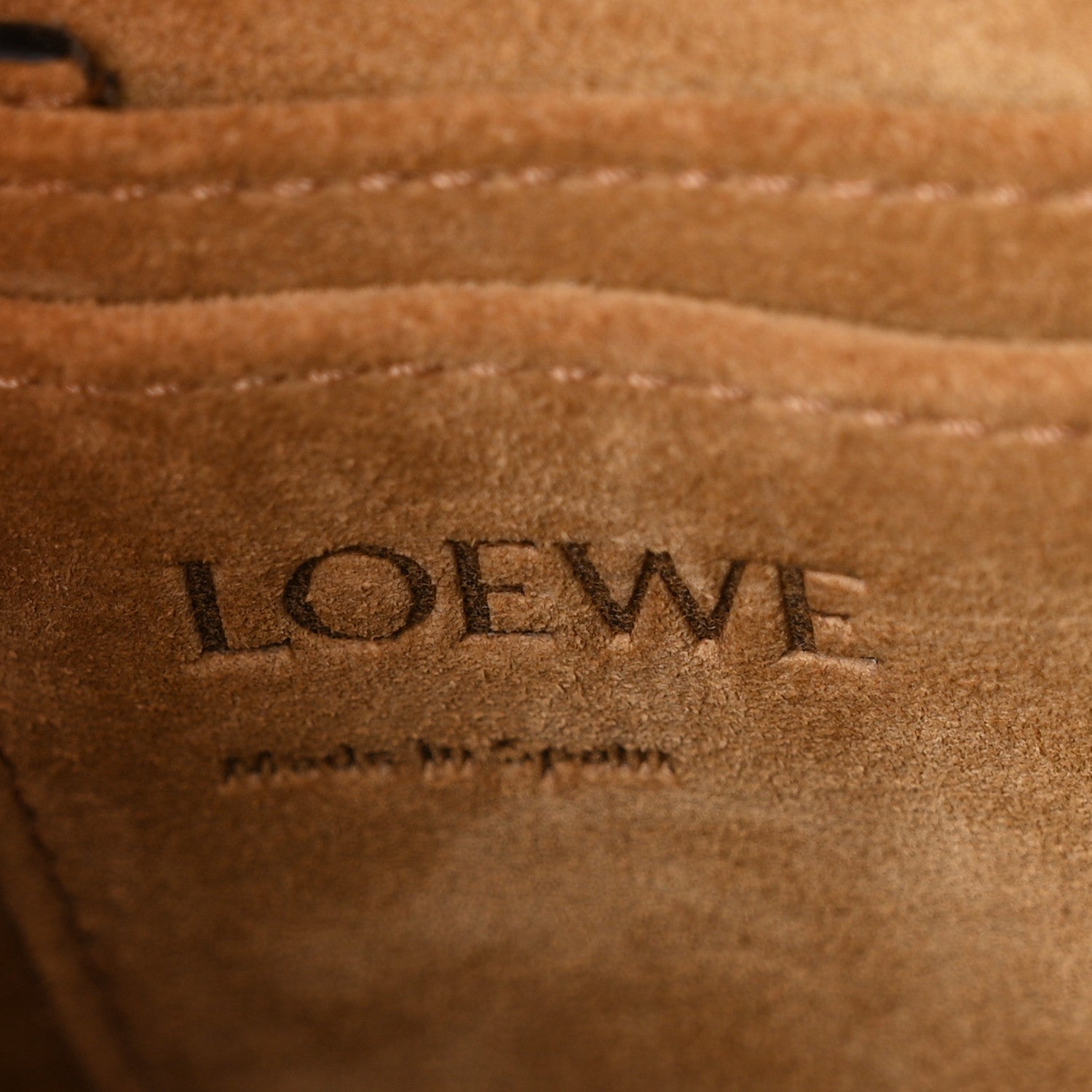 Loewe Calfskin Jacquard Mini Gate Dual Bag Clay 6 of 9